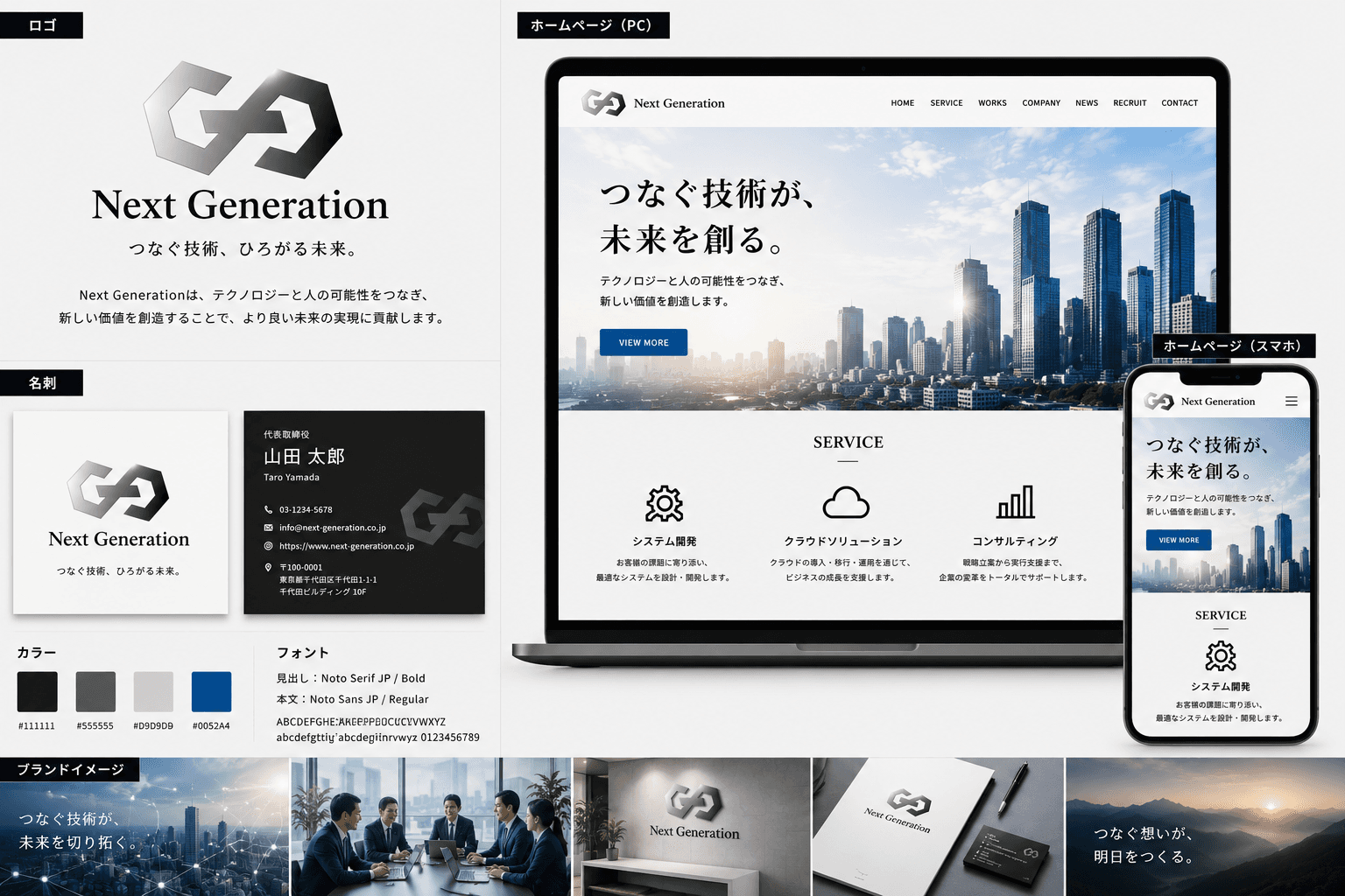 総合デザイン事業の制作実例